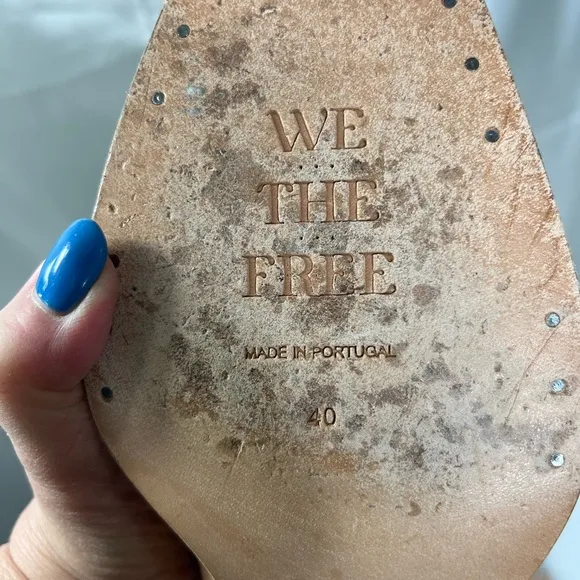 We the Free Pink Tan Leather Western Ankle Boots, excellent condition, size 40