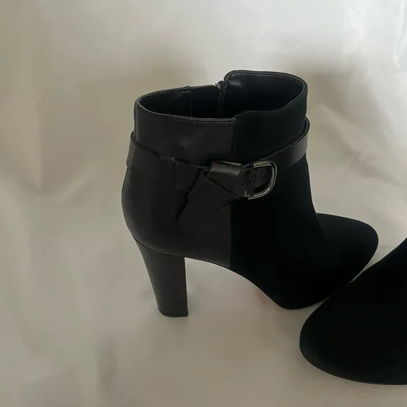 White House Black Market Heeled “Blake” Booties, 8 M