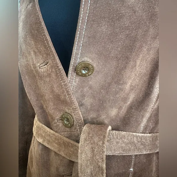 Wilson’s Leather Vintage Y2K Suede Western Jacket Brown Blazer Cowboy Boho M