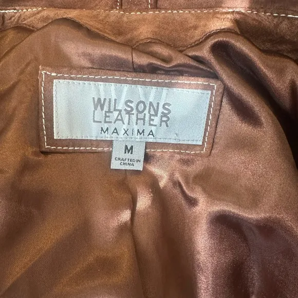Wilson’s Leather Vintage Y2K Suede Western Jacket Brown Blazer Cowboy Boho M