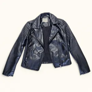 Wishlist Apparel Faux Leather Jacket – Black (Small)