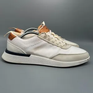 Wolf &amp; Shepherd Crossover Victory Men's 11.5 White Trainer Shoes Lace-Up Low Top