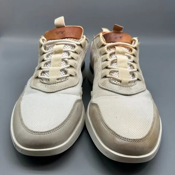 Wolf &amp; Shepherd Crossover Victory Men's 11.5 White Trainer Shoes Lace-Up Low Top