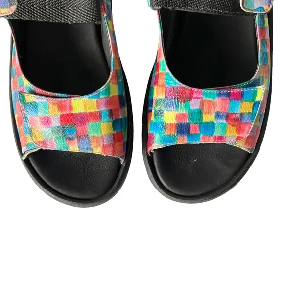Wolky Jewel Multicolor Leather Comfort Sandal | 42 (9.25-10.5)