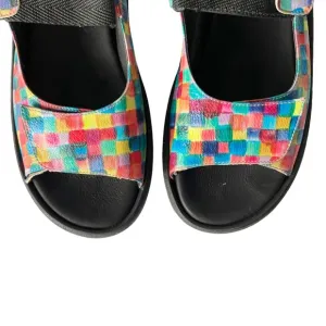 Wolky Jewel Multicolor Leather Comfort Sandal | 42 (9.25-10.5)