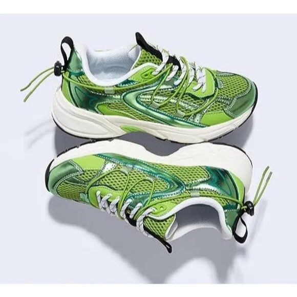⚡Women Shoes Mesh Casual Sport Gym Work Adjustable Lace Trendy Athletic Tennis