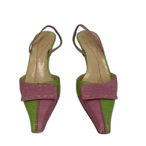 Women’s 8.5 Vintage Kate Spade Italy Heels Y2K Pointed Pumps RARE! EUC