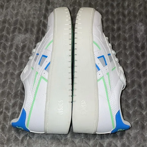Womens ASICS Japan S PF platform shoes lace up sneakers white size 8 1202A360