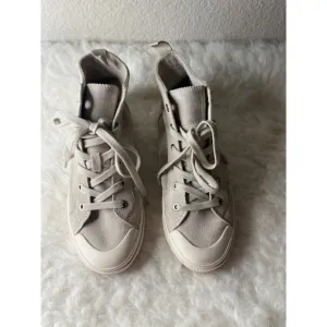 Women's COACH Kay Gray High Top Suede Sneakers Shoes Size 8B