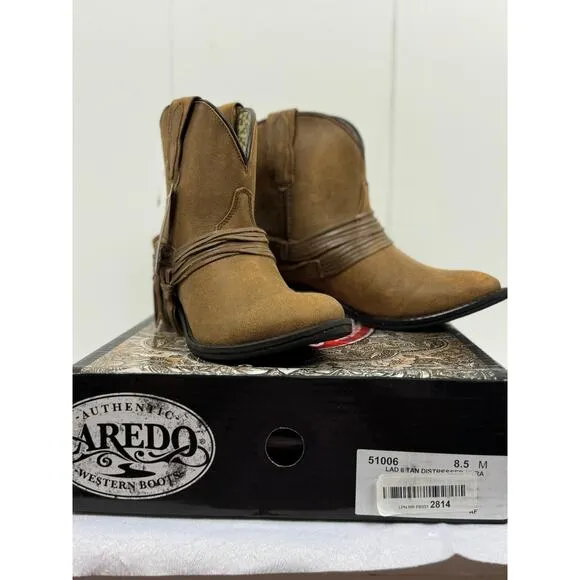 Women's Laredo Kyra Tan Fashion Ankle Boot, Size 8.5W