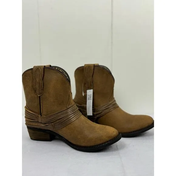 Women's Laredo Kyra Tan Fashion Ankle Boot, Size 8.5W