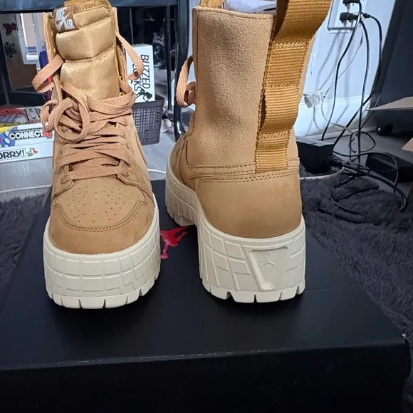 Women's Tan Platform Boots