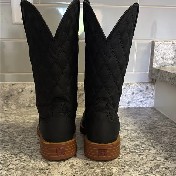 Women’s Twisted X Black Quilted Leather Cowboy Boots