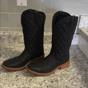 Women’s Twisted X Black Quilted Leather Cowboy Boots