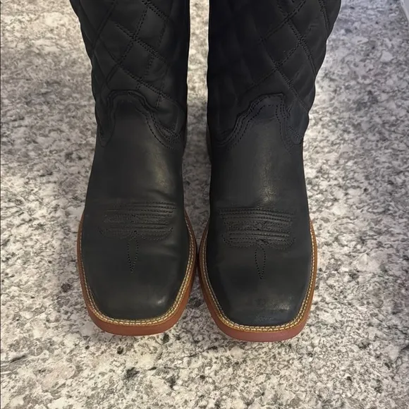 Women’s Twisted X Black Quilted Leather Cowboy Boots