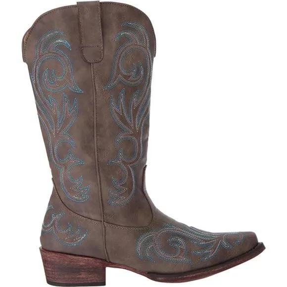 Women's Western Boots, Brown