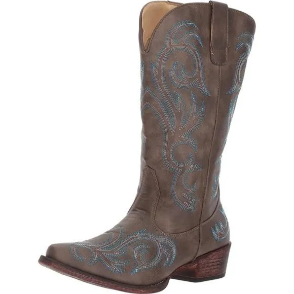 Women's Western Boots, Brown