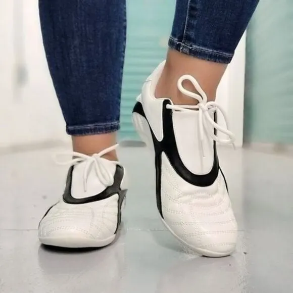 Women's White‎ Low Top Sneakers