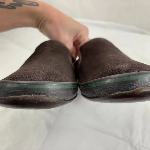 Woolrich Mens Brown Leather Slip On Loafer Shoes