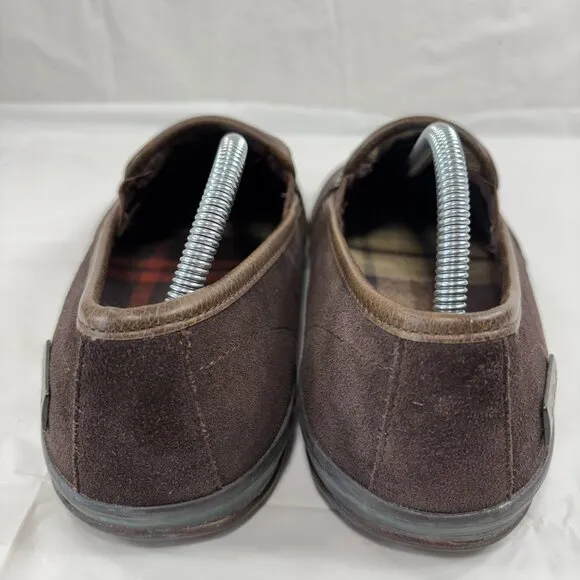 Woolrich Mens Brown Leather Slip On Loafer Shoes