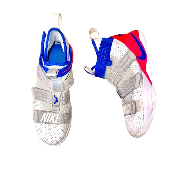 Wrn1X NIKE Lebron Soldier 11 SFG ultramarine men’s tennis shoes size 8