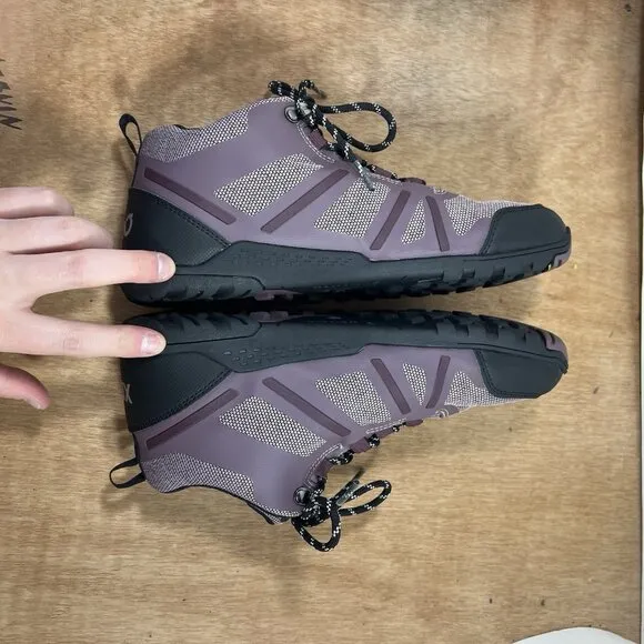 Xero Shoes Daylite Hiker Womens 10 Purple Mesh High Top Barefoot Trainers
