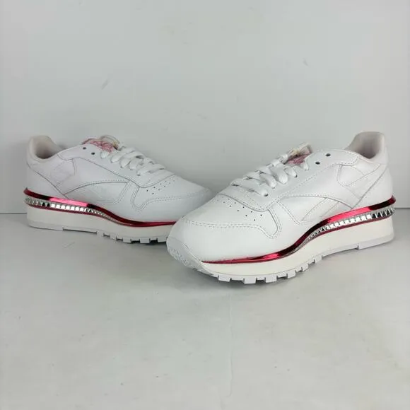 Y2K VTG Deadstock Reebok Classic Streak III Chrome glam retro shoes womens 8