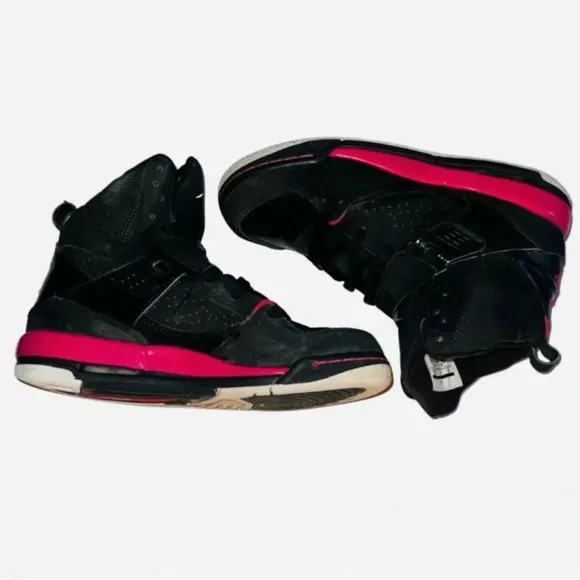 Youth Air Jordan Flight 45 High Top Shoes Size 7
