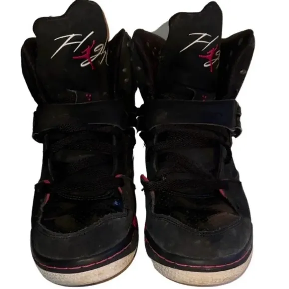 Youth Air Jordan Flight 45 High Top Shoes Size 7