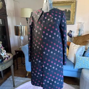Zac Posen Evening Jacket with Pink Floral Accents so nice!