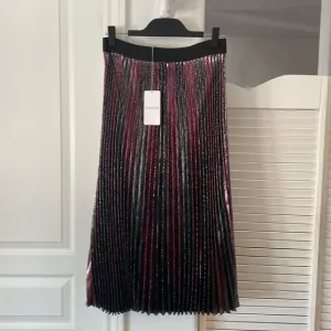 Zadig &amp; Voltaire NWT Joyce Lurex Midi Skirt Sz 40