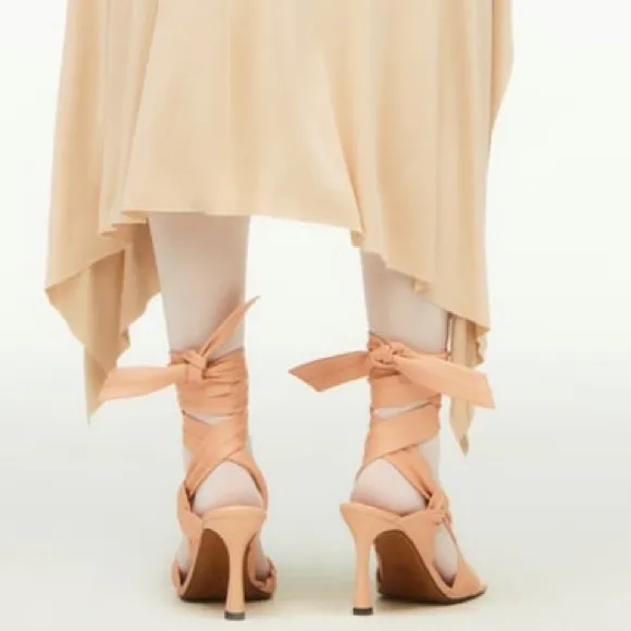 ZARA lace up Leather Limited Edition Sandals
